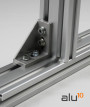 Profilé Aluminium rainure Equerre garde de machines système modulaire en aluminium Support de guidage linéaire