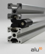 Aluminium Nutprofil  Aluminium Strebenprofil  Aluminiummaschinen Aluminium Zubehör modularer Arbeitstisch