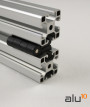 sujeccion guía lineal sistema modular aluminio aluminio máquinas poste aluminio