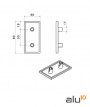 aluminum door machine bed modular system machine aluminum fastening screw  guide machine