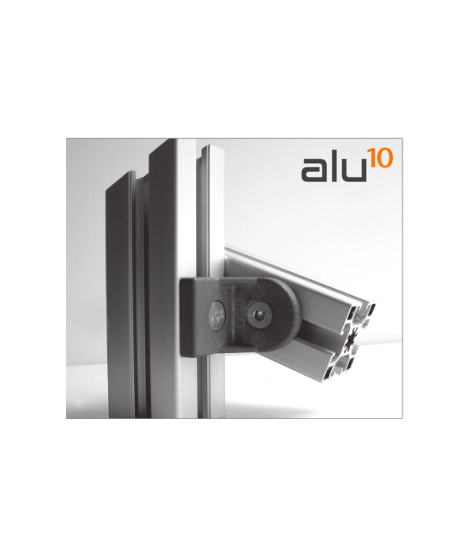Conector interno aluminio ranurado serie 40/80 union perfiles