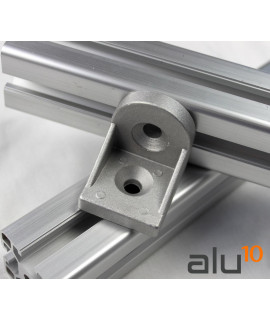 Conector angulo aluminio ranurado serie 30/60 union perfiles