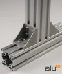 Aluminium Strebenprofil  Aluminium Nutprofil CNC Aluminium Maschinen bewachenT  +ürprofil