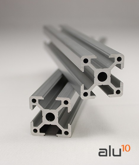 10x 40 articular Nut 8 aluminio 40x40 aluminio perfil conectores de ángulo con klemmhebel 