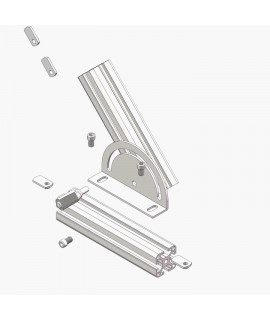 Tapa Plástico Aluminio Ranurado