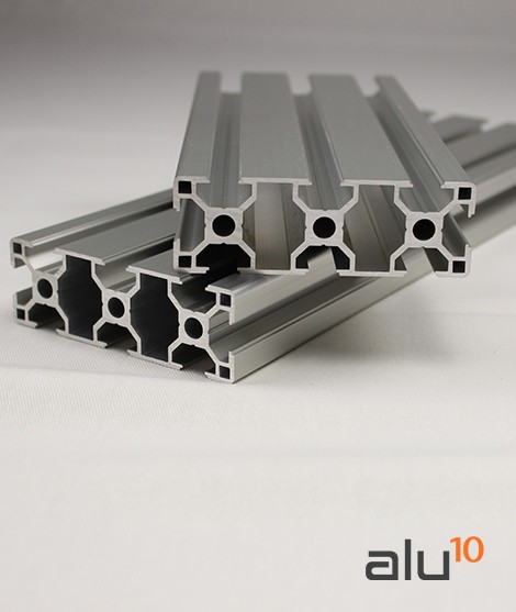 10m Profilé en Aluminium Joint d'étanchéité en PVC Souple noir pour Rainure  de 6/8mm de la Série 30/40, Résistant au Vieillissement et à l'usure