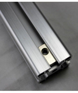 Conector interno aluminio ranurado serie 40/80 union perfiles