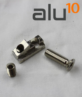 Conector interior  KIT  Aluminio Ranurado