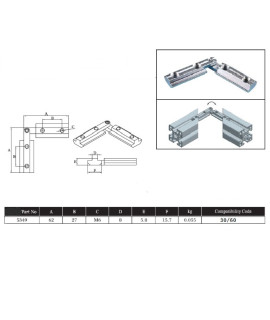 Conector Angulo 40/80